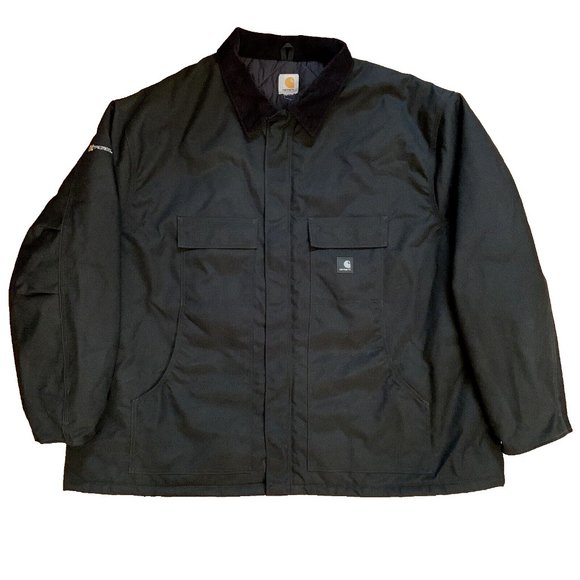 Carhartt Arctic Yukon Extremes Jacket Quilted Lined Work Barn Chore C55 BLK 4XL